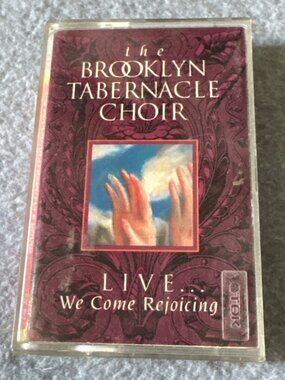 The Brooklyn Tabernacle Choir "Live: We Come Rejoicing" Cassette Tape Worship Mu